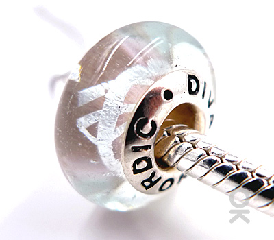 CUSTOM DESIGN BRANDING SILVER CORE GLASS BEAD