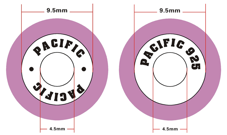 PACIFIC BRAND STASMP SILVER CORE DESIGN