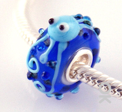 Colorful Murano Charm Bead