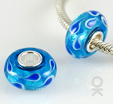 Colorful Murano Charm Bead