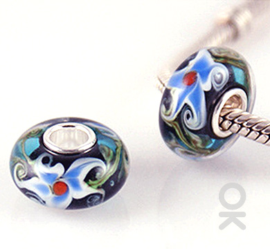 Colorful Murano Charm Bead