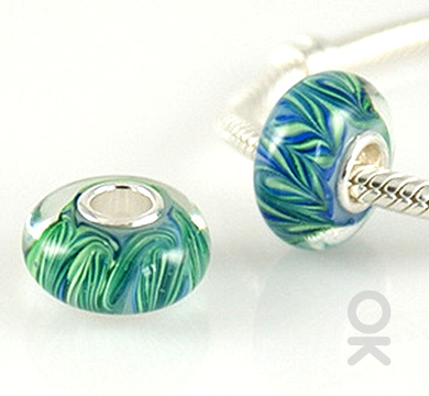 Colorful Murano Charm Bead