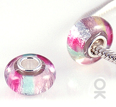 Colorful Murano Charm Bead