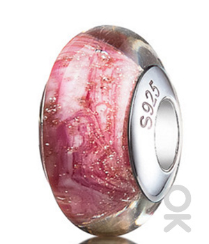 Fall Design Murano Glass Bead