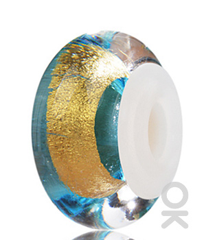 Fall Design Murano Glass Bead