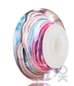 Fall Design Murano Glass Bead