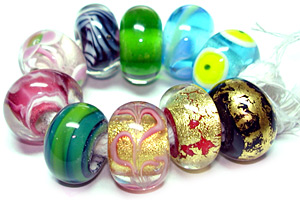 custom 6mm hole murano glass beads