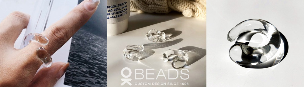 Custom Design Glass Rings