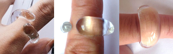 customer request design for glass rings