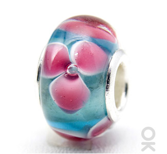 charm glass bead