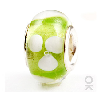 charm glass bead