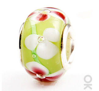 charm glass bead