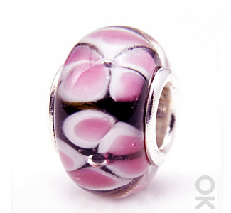 charm glass bead