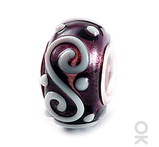 charm glass bead