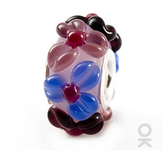 charm glass bead