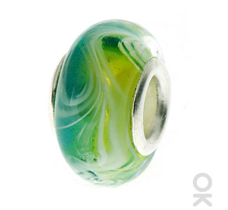 charm glass bead