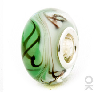 charm glass bead