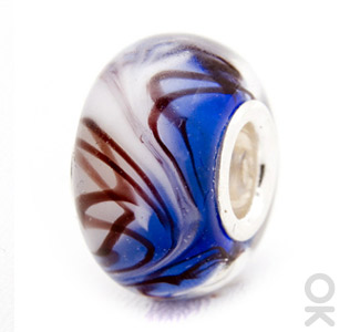 charm glass bead