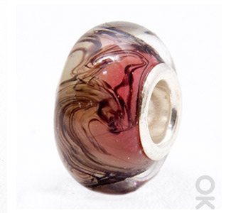 charm glass bead