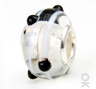 charm glass bead