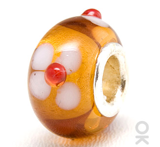 charm glass bead