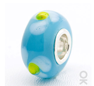 charm glass bead