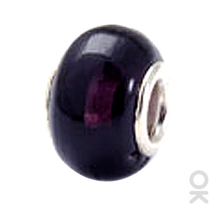 spacer glass charm bead