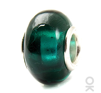 spacer glass charm bead