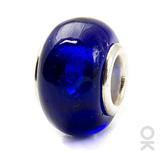 spacer glass charm bead