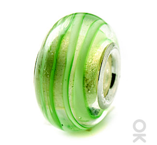 spacer glass charm bead