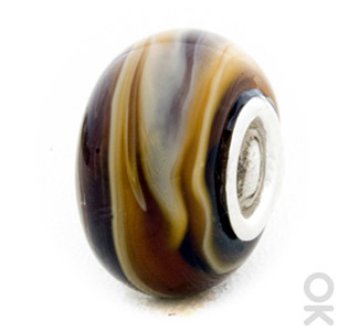 spacer glass charm bead