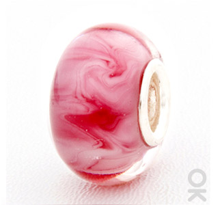 spacer glass charm bead