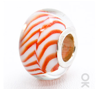 spacer glass charm bead