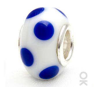 spacer glass charm bead