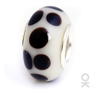 spacer glass charm bead