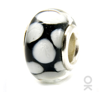 spacer glass charm bead