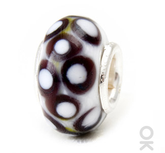 spacer glass charm bead