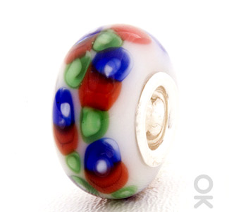 spacer glass charm bead