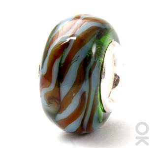 spacer glass charm bead