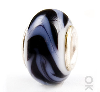 spacer glass charm bead