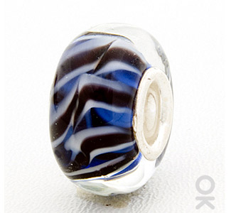 spacer glass charm bead