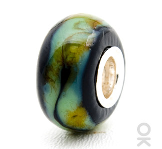 spacer glass charm bead