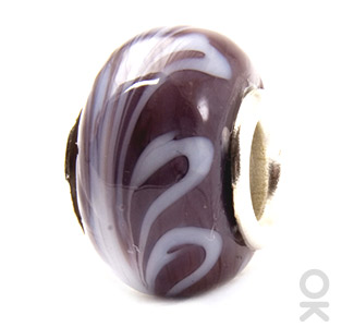 spacer glass charm bead