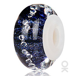 Imported glass material murano bead